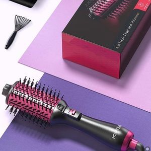Kipozi 4 in 1 hair dryer and volumizer light fuchsia